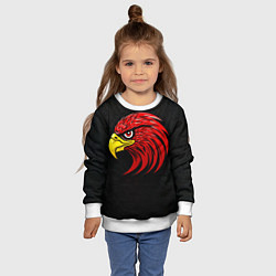 Свитшот детский Атланта Хокс, цвет: 3D-белый — фото 2