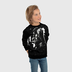 Свитшот детский Дарт Вейдер в красках, цвет: 3D-черный — фото 2