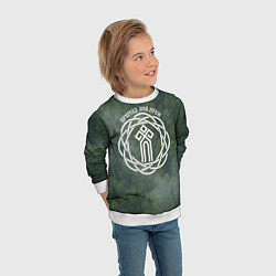 Свитшот детский Символ чур - природа мой храм, цвет: 3D-белый — фото 2