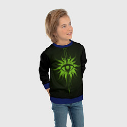 Свитшот детский Dragon Age Inquisition logo, цвет: 3D-синий — фото 2