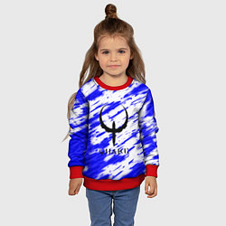 Свитшот детский Quake огненные краски, цвет: 3D-красный — фото 2