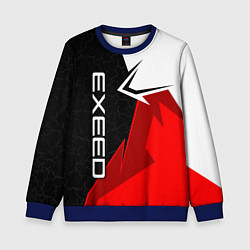 Детский свитшот Exeed - красно-белый