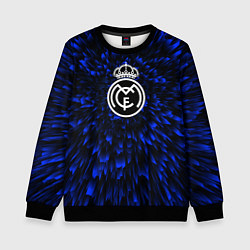 Свитшот детский Real Madrid blue energy, цвет: 3D-черный