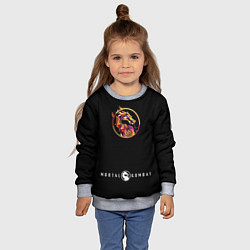 Свитшот детский Дракон - Мортал Комбат, цвет: 3D-меланж — фото 2