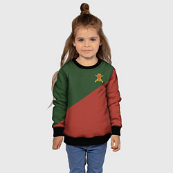 Свитшот детский Мотострелковые войска: герб со щитом, цвет: 3D-черный — фото 2