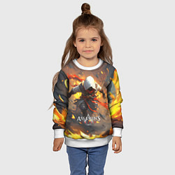 Свитшот детский Assassins Creed, цвет: 3D-белый — фото 2