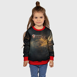Свитшот детский Stronghold сrusader гроза крестоносцев, цвет: 3D-красный — фото 2