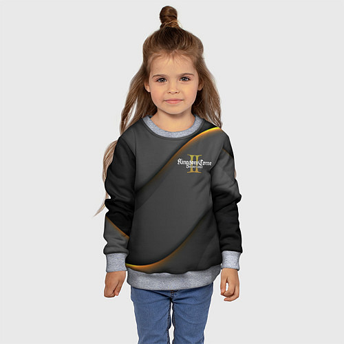 Детский свитшот Игра Kingdom Come: Deliverance 2 / 3D-Меланж – фото 4