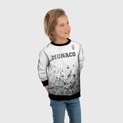 Свитшот детский Monaco - white gradient посередине, цвет: 3D-черный — фото 2