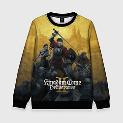 Свитшот детский Сражение Kingdom come 2 deliverance, цвет: 3D-черный