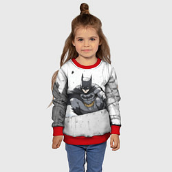 Свитшот детский Бэтмен наблюдает сверху, цвет: 3D-красный — фото 2