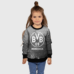 Свитшот детский Borussia - grey gradient, цвет: 3D-черный — фото 2