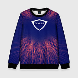 Свитшот детский Genesis red energy, цвет: 3D-черный