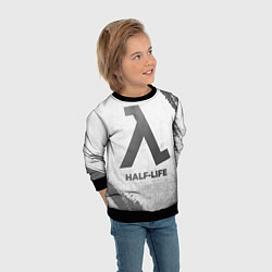 Свитшот детский Half-Life - white gradient, цвет: 3D-черный — фото 2
