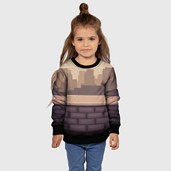 Свитшот детский Смотровая площадка, цвет: 3D-черный — фото 2