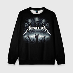 Свитшот детский Metallica thrash metal - gesture, цвет: 3D-черный