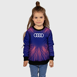 Свитшот детский Audi red energy, цвет: 3D-черный — фото 2