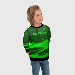Свитшот детский Tottenham - green gradient посередине, цвет: 3D-черный — фото 2