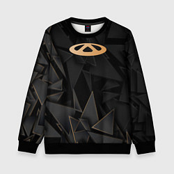 Свитшот детский Chery golden poly, цвет: 3D-черный