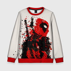 Детский свитшот Дэдпул брызги