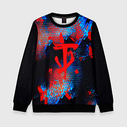 Свитшот детский Doom космическая абстракция, цвет: 3D-черный