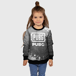 Свитшот детский PUBG - grey gradient, цвет: 3D-черный — фото 2