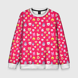 Детский свитшот Skzoo pattern pink