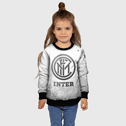 Свитшот детский Inter - white gradient, цвет: 3D-черный — фото 2