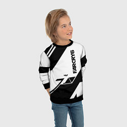 Свитшот детский Farcry6 геометрия полосы, цвет: 3D-черный — фото 2