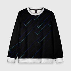Детский свитшот Color blue black