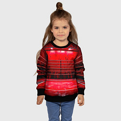 Свитшот детский Красный ринг, цвет: 3D-черный — фото 2
