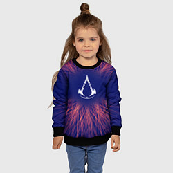 Свитшот детский Assassins Creed red energy, цвет: 3D-черный — фото 2