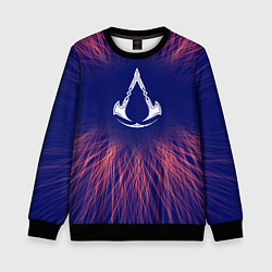 Свитшот детский Assassins Creed red energy, цвет: 3D-черный