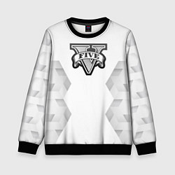 Свитшот детский GTA white poly, цвет: 3D-черный
