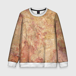 Детский свитшот Абстракция - marble red