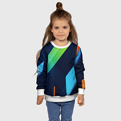 Свитшот детский Multicolored, цвет: 3D-белый — фото 2