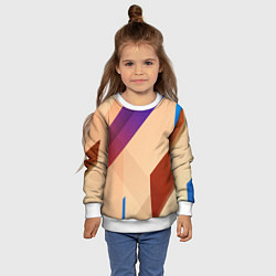 Свитшот детский Multicolored, цвет: 3D-белый — фото 2
