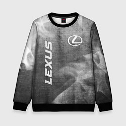 Свитшот детский Lexus - grey gradient вертикально, цвет: 3D-черный