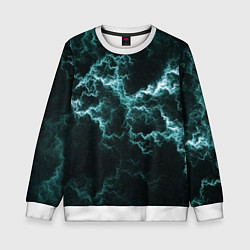 Детский свитшот Lightning light blue line