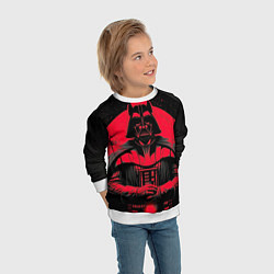 Свитшот детский Дарт Вейдер star wars, цвет: 3D-белый — фото 2