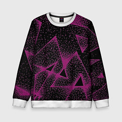Детский свитшот The triangle is pink