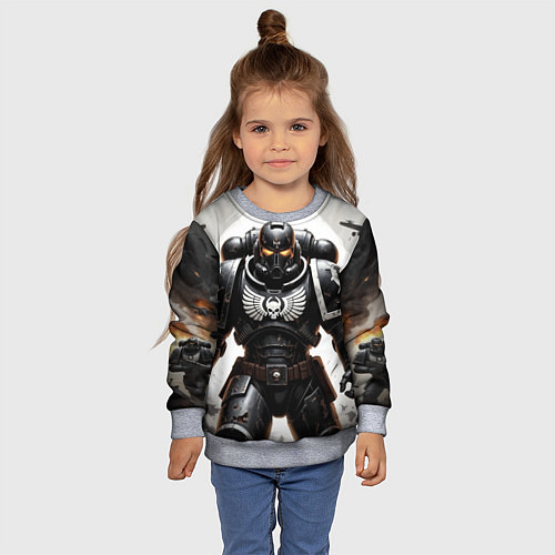Детский свитшот Warhammer 40k космодесант / 3D-Меланж – фото 4