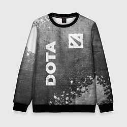 Свитшот детский Dota - grey gradient вертикально, цвет: 3D-черный