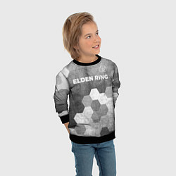 Свитшот детский Elden Ring - grey gradient посередине, цвет: 3D-черный — фото 2