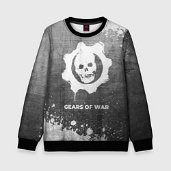Детский свитшот Gears of War - grey gradient