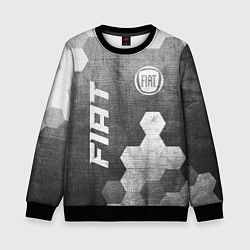 Детский свитшот Fiat - grey gradient вертикально