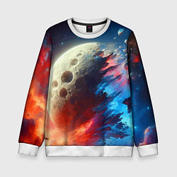 Детский свитшот Разрыв космического тела - нейроарт