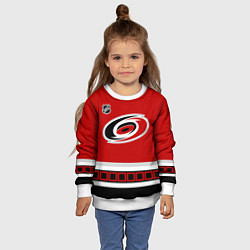 Свитшот детский Carolina Hurricanes - NHL team, цвет: 3D-белый — фото 2