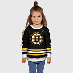 Свитшот детский Бобби Орр - Бостон Брюинз, цвет: 3D-белый — фото 2