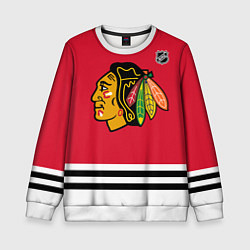Свитшот детский Бобби Халл - Чикаго Блэкхокс, цвет: 3D-белый
